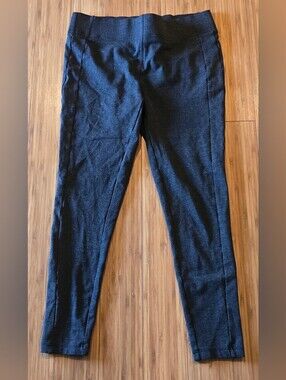 Ann Taylor Loft Dark Gray Ponte Knit Slim Pants